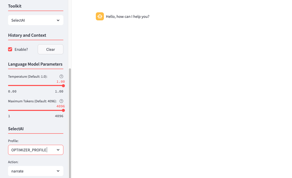 Chatbot SelectAI