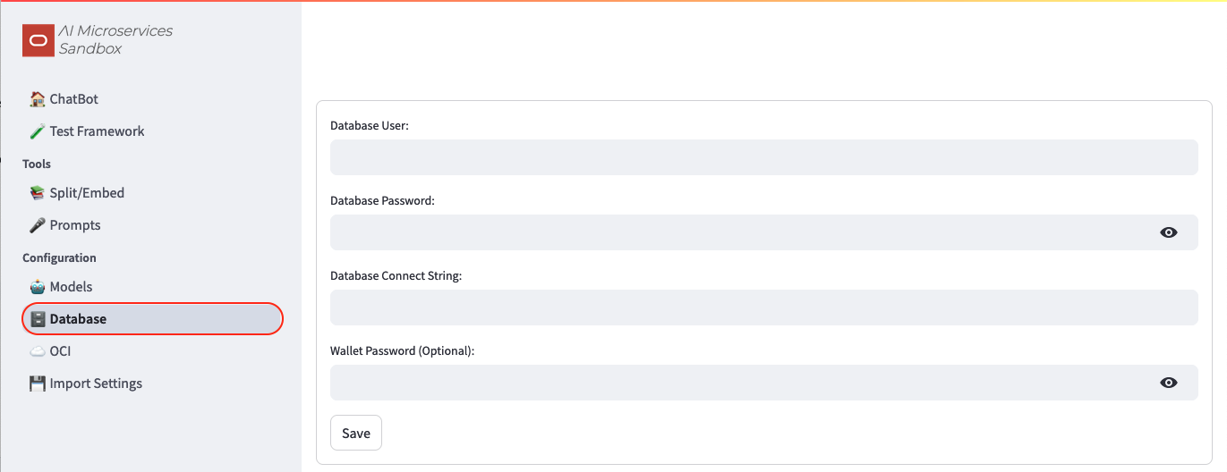 Database Config