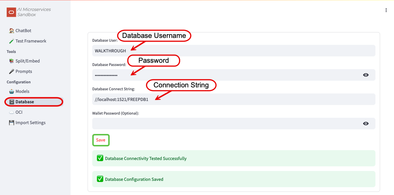 Configure Database